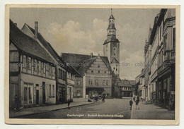 39638 Gardelegen / Germany: Rudolf Breitscheidstraße / Geschäfte (Vintage Postcard 1950) - Gardelegen