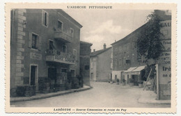 CPSM - LABEGUDE (Ardèche) - Source Clémentine Et Route Du Puy - Autres & Non Classés