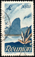Réunion Obl. N° 274 - Détail De La Série émise En 1947 Le 4 F Bleu - Oblitérés