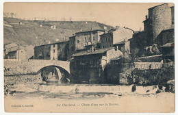 CPA - LE CHEYLARD (Ardèche) - Chute D'eau Sur La Dorne - Le Cheylard