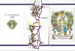 BOURGOGNE - DEPLIANT ST-VINCENT TOURNANTE 1990 - Turismo E Regioni