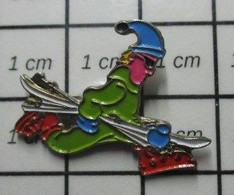 512g1 Pin's Pins / Beau Et Rare / THEME : SPORTS / SKI SKIEUR - Sports D'hiver