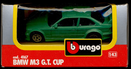 Burago - échelle 1/43 - BMW M3 G.T. CUP Dans Sa Boîte D'origine - Burago