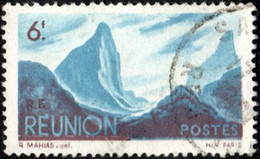 Réunion Obl. N° 276 - Détail De La Série émise En 1947 - 6f Bleu-noir Et Bleu Clair - Oblitérés