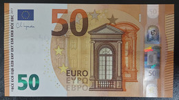 50 EURO V027B2 Lagarde Spain Serie VC Perfect UNC - 50 Euro