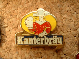 PIN'S BIERE KANTERBRÄU - CHAPEAU BLANC - Bière