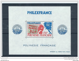 POLYNESIE 1982 - YT BF N° 6 NEUF SANS CHARNIERE ** (MNH) GOMME D'ORIGINE LUXE - Blocks & Sheetlets