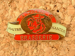 Pin's BIERE KANTERBRÄU - LES TAVERNES DE MAITRE KANTER - BRASSERIE - Bière