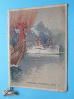 Hamburg-Amerika Linie " OCEANA " 6 Sept 1932 Abschiedsessen / Farewell Dinner ( Voir / See Scan ) Froissé / Signature ! - Menus