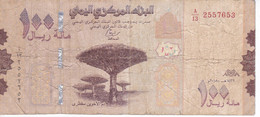 BILLETE DE YEMEN DE 100 RIALS DEL AÑO 2018  (BANKNOTE) - Jemen