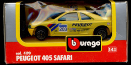 Burago - échelle 1/43 - Peugeot 405 Safari Dans Sa Boîte D'origine - Burago