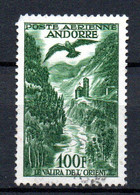 Col32 Andorre Français PA N° 2 Oblitéré  Cote : 11,00 € - Posta Aerea