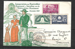 South Africa 1949 Inauguration Of The Voortrekker Monument - FDC