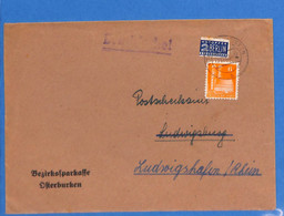 Allemagne Zone Bizone 1948 Lettre De Osterburken (G12319) - Autres & Non Classés