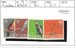 EQUATEUR N° 632/35 ** ET * - Ecuador