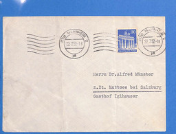 Allemagne Zone Bizone 1952 Lettre De Mannheim (G12329) - Andere & Zonder Classificatie