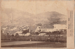 Kahla-Thüringen-Kahla U.d.Leuchtenburg. Uraltphoto Auf Karton -Grösse 17 X 11 Cm - Kahla