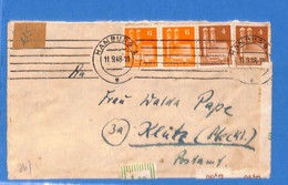 Allemagne Zone Bizone 1948 Lettre De Hamburg (G12348) - Autres & Non Classés