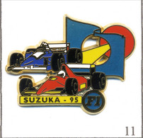 Pin's Automobile / Formule 1 - Grand Prix De Suzuka 1995 - Cartouche Jaune . Estampillé JFG Miami. Zamac. T898-11 - F1