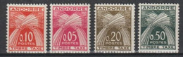 ANDORRE - TAXE - 1961 - SERIE COMPLETE GERBES - YVERT N°42/45 ** MNH - COTE 2017 = 70 EUR. - - Ungebraucht