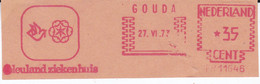 Nederland 1977, Bleuland Ziekenhuis Gouda - Maschinenstempel (EMA)