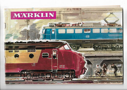 Livret Catalogue  Trains  -  Marklin -   1965 - 1966 -  66 Pages - Chemin De Fer & Tramway