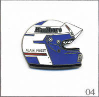 Pin's Automobile - Formule 1 / Casque D’Alain Prost - Sponsor Cigarettes Marlboro. Estampillé MFS. EGF. T900-04 - F1