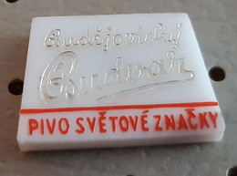 Budejovicky Budvar Brewery Beer Birra Bier Pivo Czech Republic  Czechoslovakia Pin - Bière