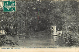 - Loire Atlantique -ref-C313- Derval - Canal Et Ile Du Boschel - Pêcheur à La Ligne - Pêche à La Ligne - - Derval