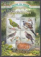 2013 Niger 2051-2054KL Birds 12,00 € - Colibris