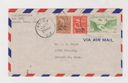 CANAL ZONE Airmail Cover - Zona Del Canale / Canal Zone