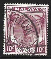 Malaya, Kelantan 1951. Scott #56 (U) Sultan Ibrahim - Kelantan