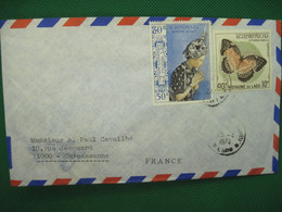 1974 Laos Carcassonne France Cover Air Mail Poste Aérienne Mission Catholique Vientiane - Laos