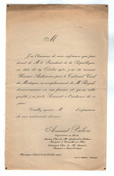 VP21.371 - 1930 / Faire - Part / Nomination De Mr Armand PICHON Huissier Audiencier Près Le Tribunal Civil De MORTAGNE - Autres & Non Classés