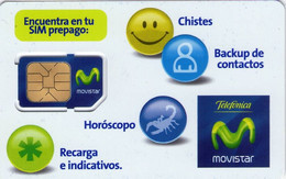 Lote TT203, Colombia, Tarjeta Telefonica, Phone Card, SIM Card, Movistar, Encuentra.  Tape Was Used To Paste Sim Card - Kolumbien