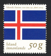 2015 Icelandic Flag Mi IS 1466 Sn IS 1374 Yt IS 1393 Sg IS 1453 AFA IS 1444 Xx MNH - Unused Stamps