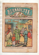 Bernadette N°371 La Fille Du Banquier - La Mauviette - La France Chrétienne - Partition Et Paroles Le Vent Frivolant... - Bernadette