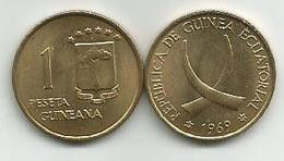 Equatorial Guinea 1 Peseta 1969. High Grade - Guinée Equatoriale