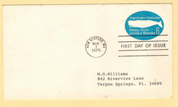 U554 New Bedford MA >> Tarpon Springs FL 1970 / FDI / Moby Dick / Baleine Walvis Whale - 1961-80