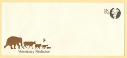 U595 Veterinary Medicine / Elephant Cow Vache Sheep Mouton Dog Chien Cat Chat Pigeon - 1961-80