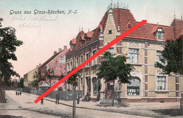 AK Großräschen Bahnhofstraße Ecke Rudolf Breitscheid Straße A Freienhufen Sedlitz Senftenberg Meuro Stempel Grube Ilse - Grossräschen