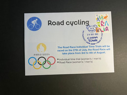 (2 N 13) 2024 France - Paris Olympic Games (28-12-2022) Sport / Road Cycling - Verano 2024 : París
