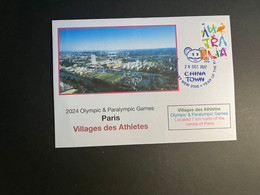 (2 N 13) 2024 France - Paris Olympic Games (28-12-2022) Olympic & Paralympic - Village Des Athletes (7 Km North Of Paris - Eté 2024 : Paris