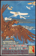 ITALIA - AERODROMO Di ZAULE  TRIESTE - ADVERTISING POSTER FOR THE OPENING OF THE AIRPORT -  1911 - Poster