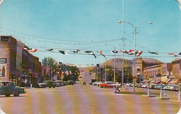 3175 – Thermopolis Wyoming – Broadway Business District – Street Scene Cars - Written 1958 – Good Condition – 2 Scans - Altri & Non Classificati