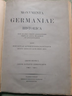Monumenta Germaniae Historica, Lois Des Alamans, 1888 - Livres Anciens