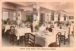 16118   HÔTEL   BURGOS  HOTEL ESPANA VISTA PARCIAL DEL COMEDOR        Espagne  ( Recto Verso) - Hotel's & Restaurants