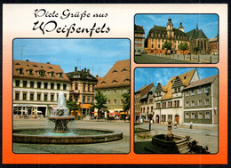 G0887 - Weissenfels Brunnen Markt - Bild Und Heimat Reichenbach Qualitätskarte - Weissenfels