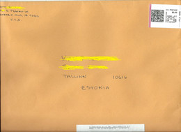 USA 2022 Cover To ESTONIA - Cartas & Documentos