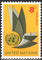 UNITED NATIONS NEW YORK.  SCOTT C9  MNH   YEAR  1963 - Poste Aérienne